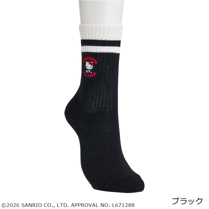 日本預訂📍日本限定Hello Kitty x Converse系列 - 襪子 11/6日本開售