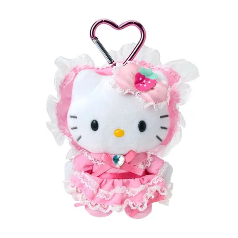 Sanrio Hello Kitty 登山扣掛件系列 - 粉紅哥德裙 KT01-14
