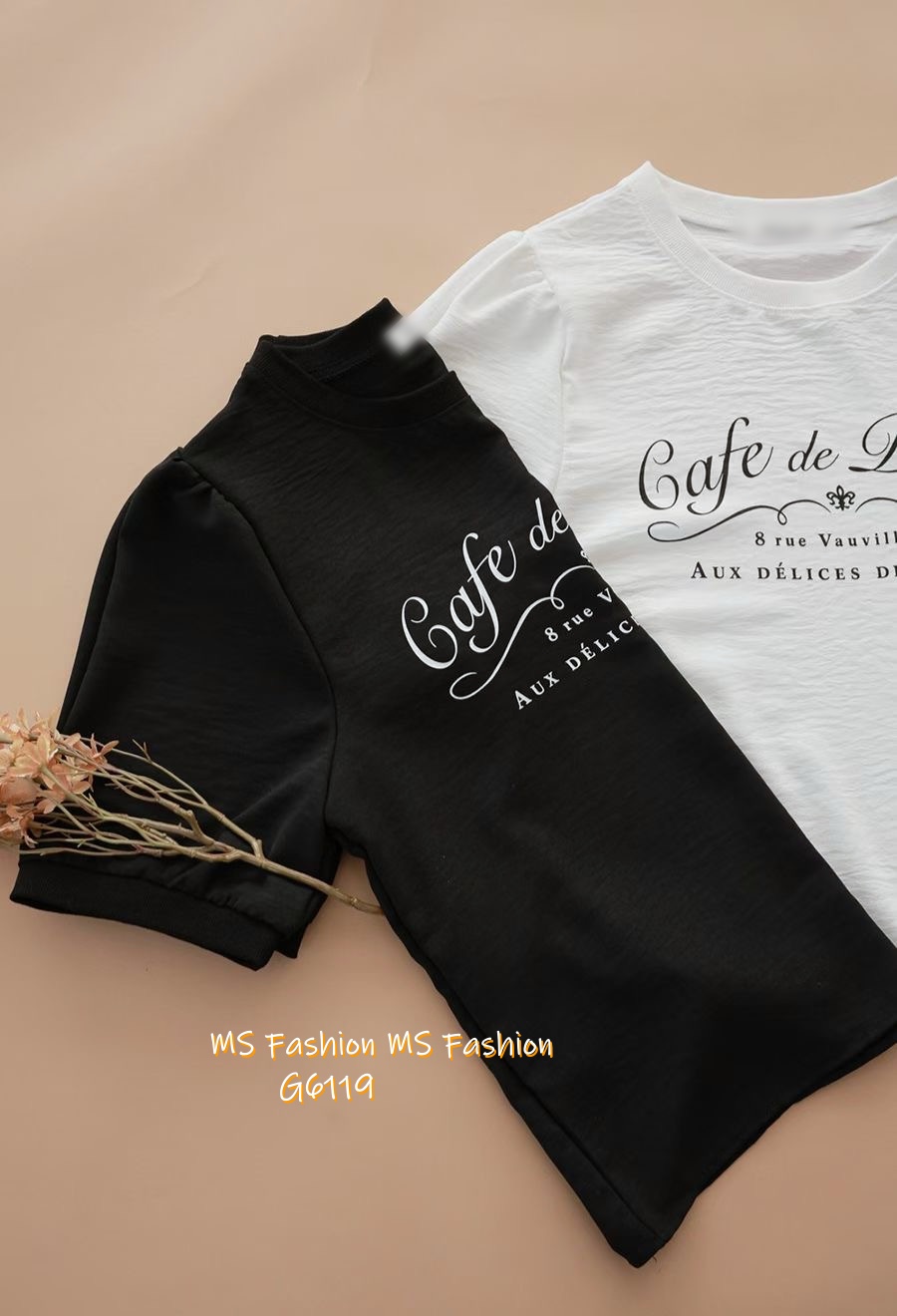 G6119 韓國🇰🇷簡約有款字母top