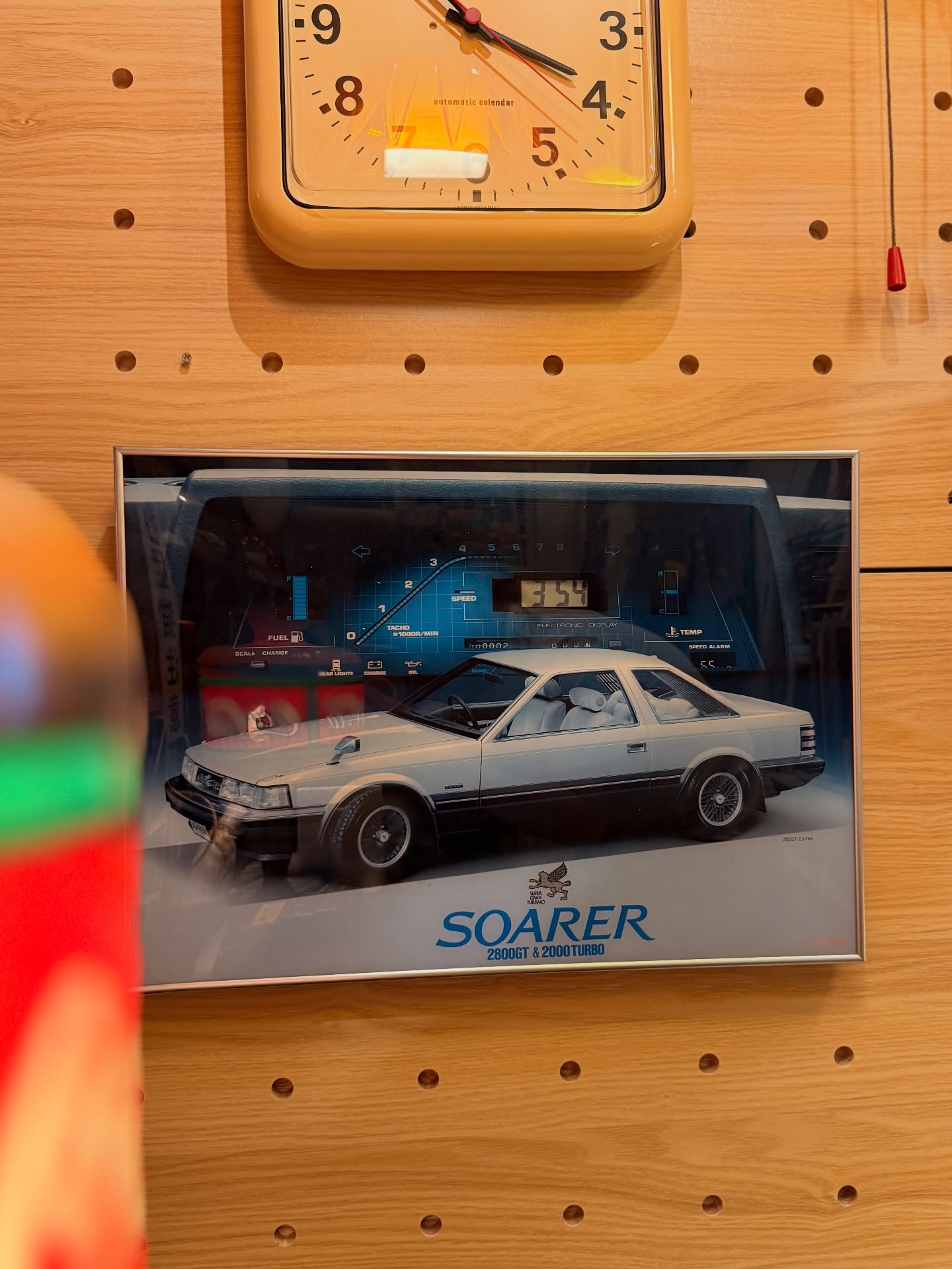 【昭和年代】TOYOTA SOARER 廣告掛鐘