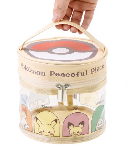 【日本直送】3 COINS Pokemon圓柱形小袋 - 1件 - 現貨