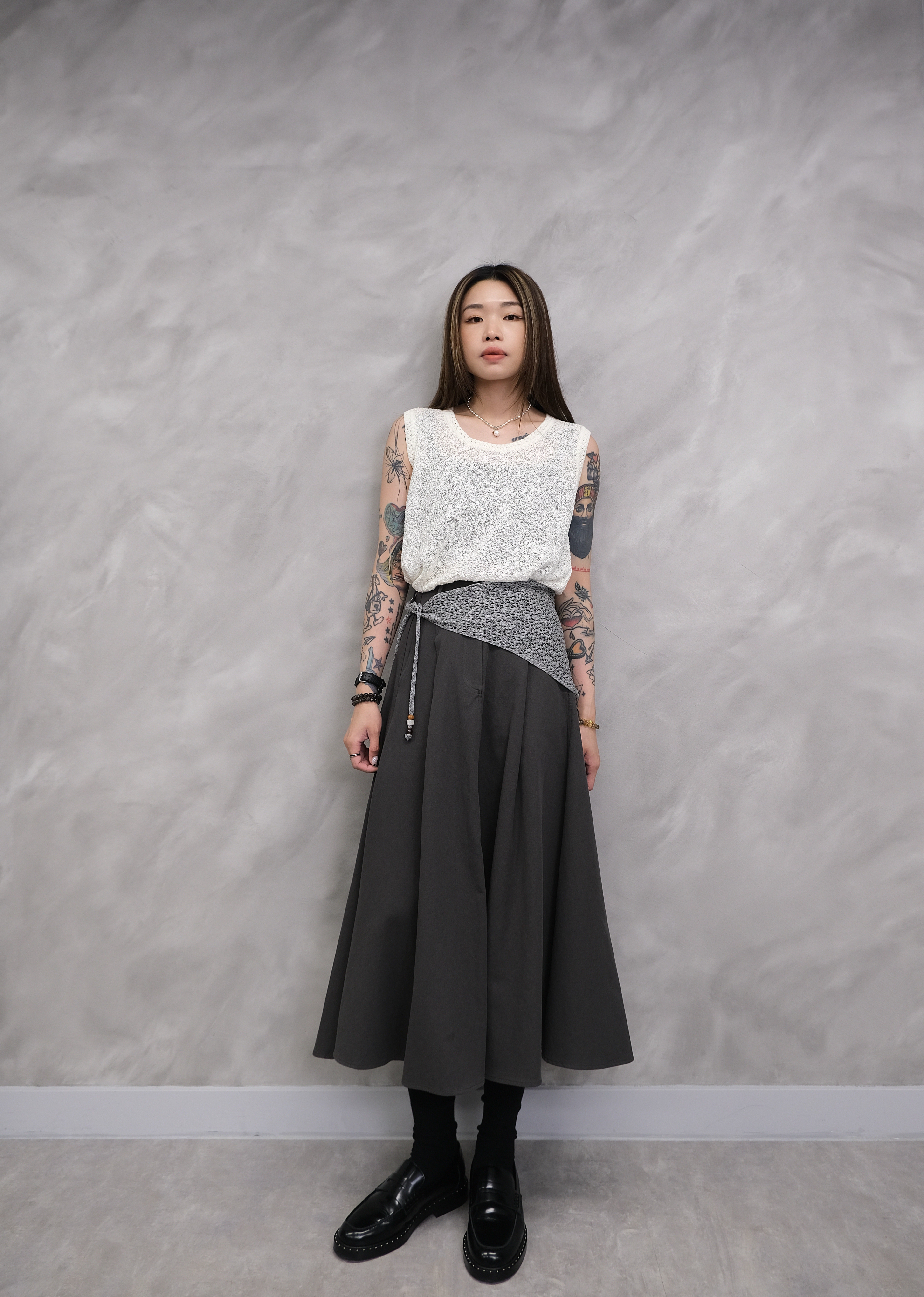 Casual full skirt #sk40