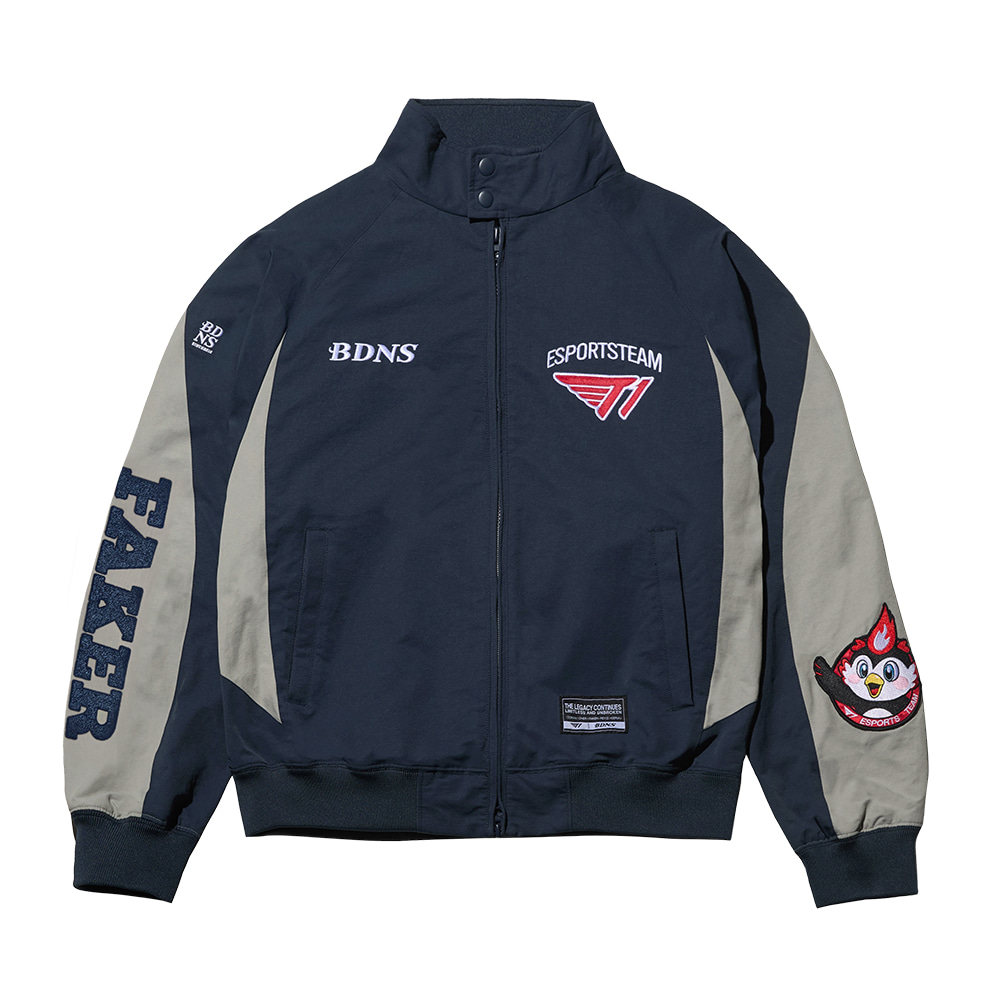 [BDNS x T1] Base Jacket Navy