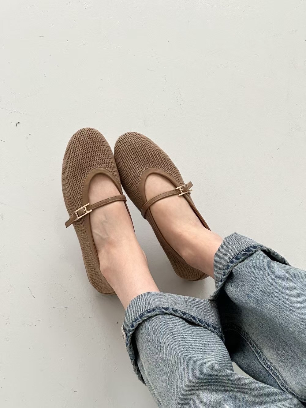 假日Maryjane藤織平底鞋 *Special price*