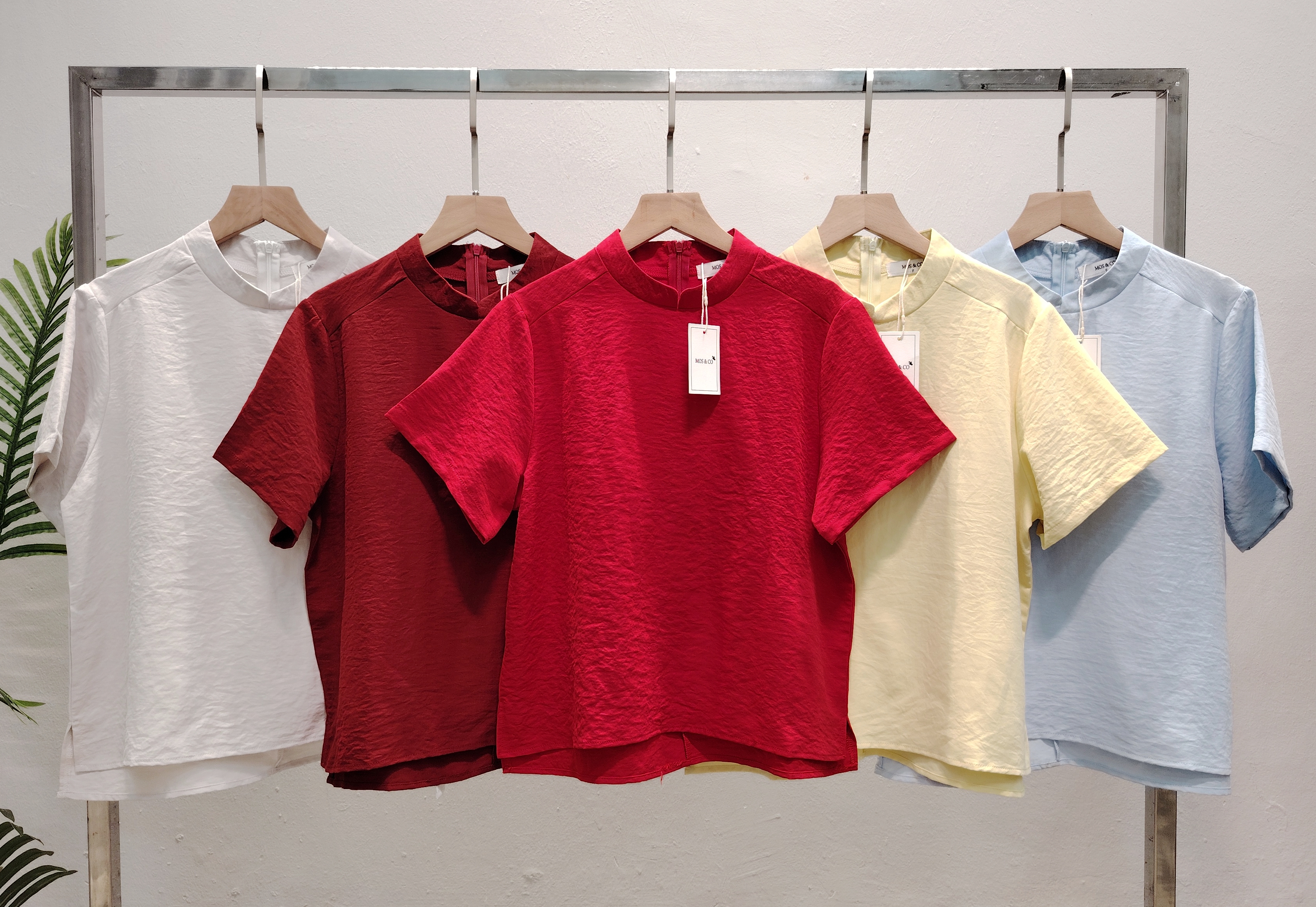 LY609.1 Cny Style ShortSleeve Blouse