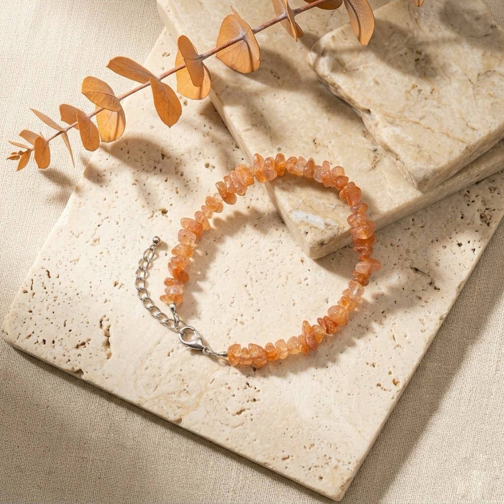 Sunstone Crystal Bracelet 