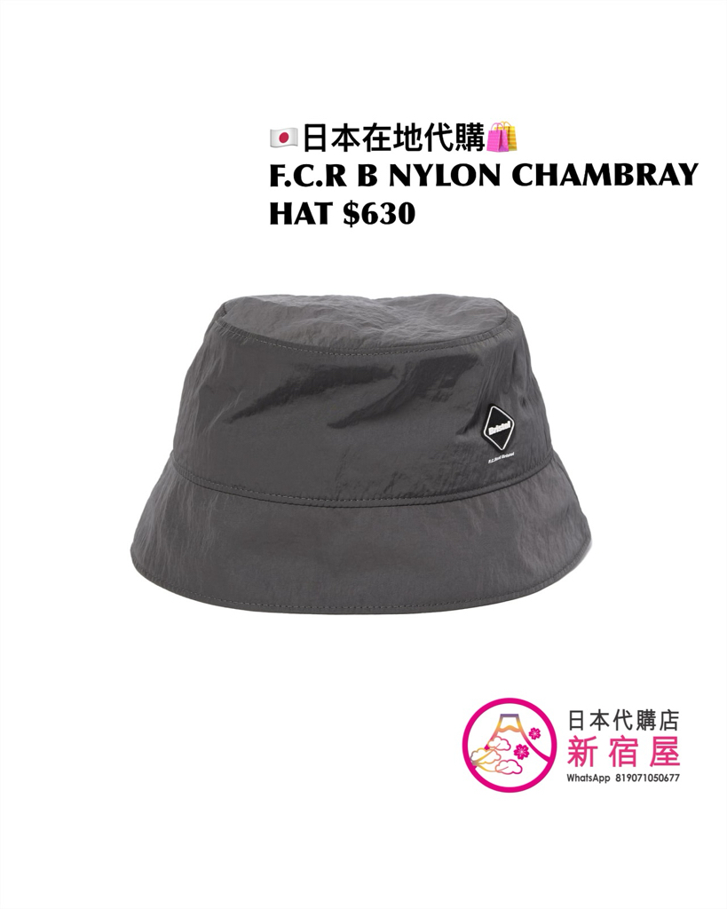 F.C.REAL BRISTOL NYLON CHAMBRAY PRACTICE HOODED JACKET/ PISTE/ PANTS/ SHORTS/ HAT