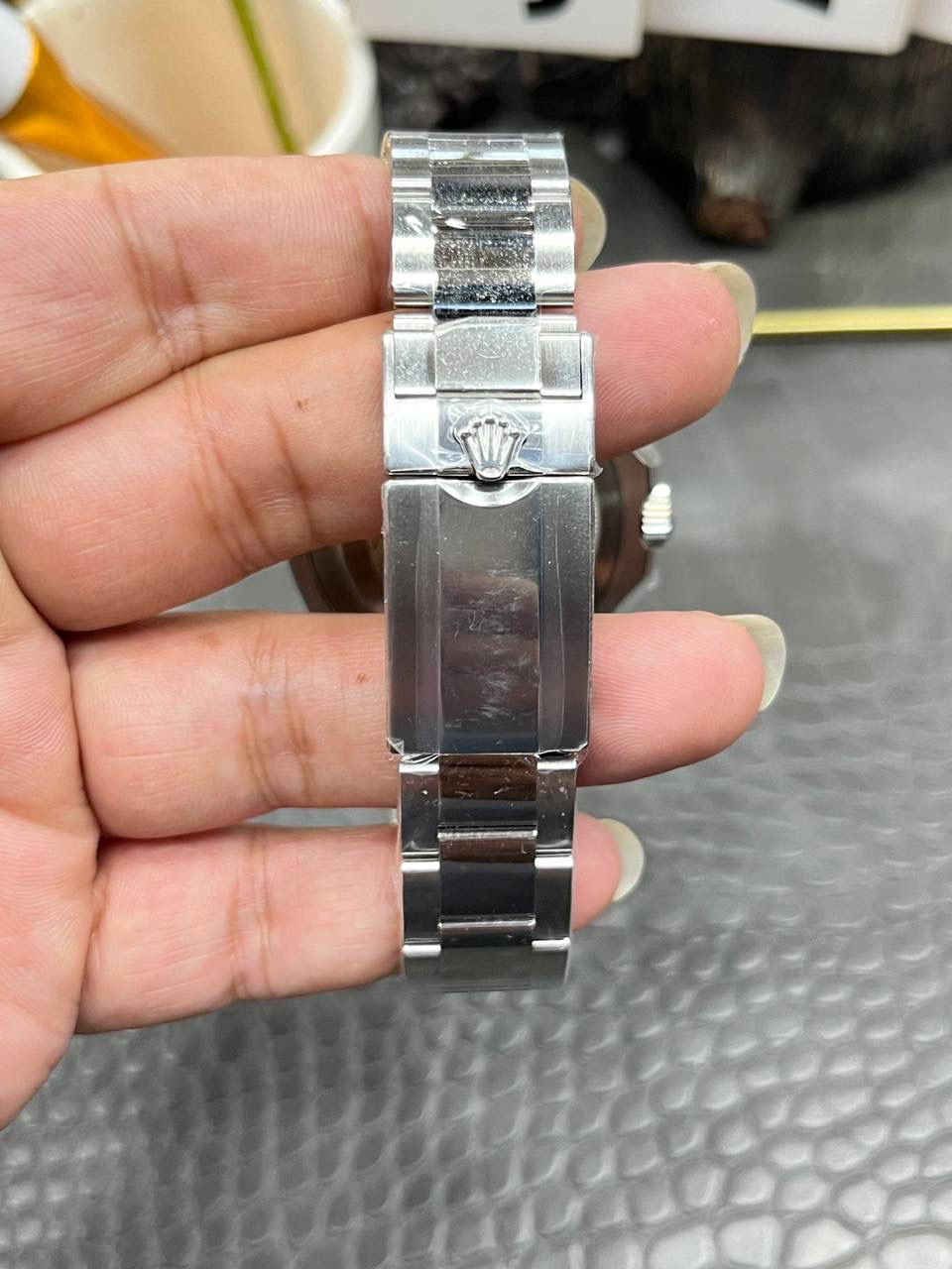 劳力士灰游艇/40mm/上海机芯改丹东3235全自动机械🌟