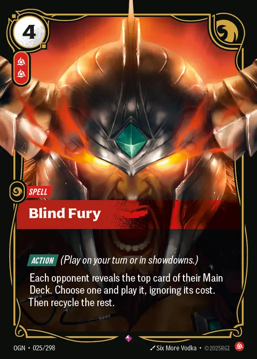 起源 - Rare - Fury Rune (繁中 set 1)