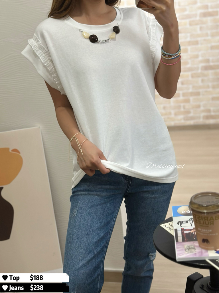 精緻加分｜大理石頸鏈上衣