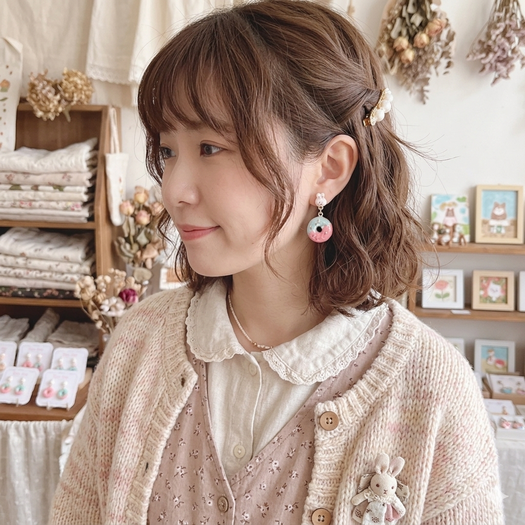 手繪兔仔金冬甩🍩 金箔粒粒