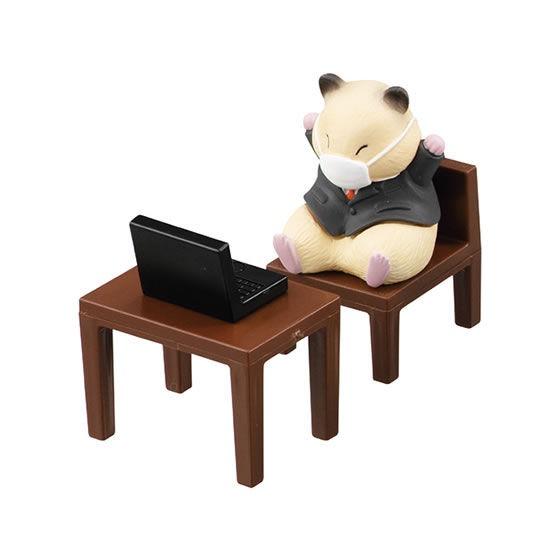 🌐代理版 動物 在家工作 WORK FROM HOME 視像會議 扭蛋 倉鼠