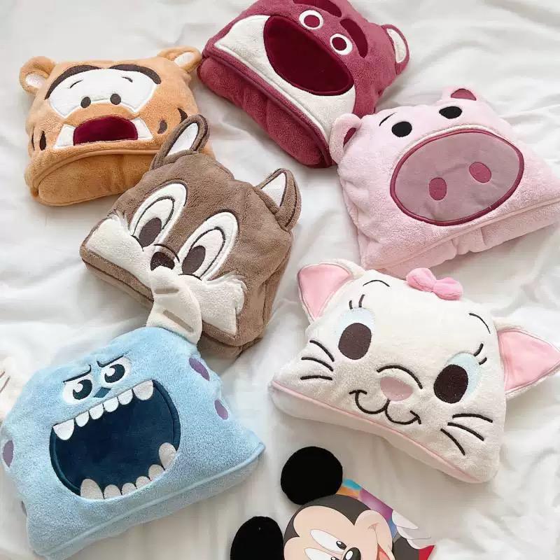 DISNEY超細纖維卡通浴袍斗篷