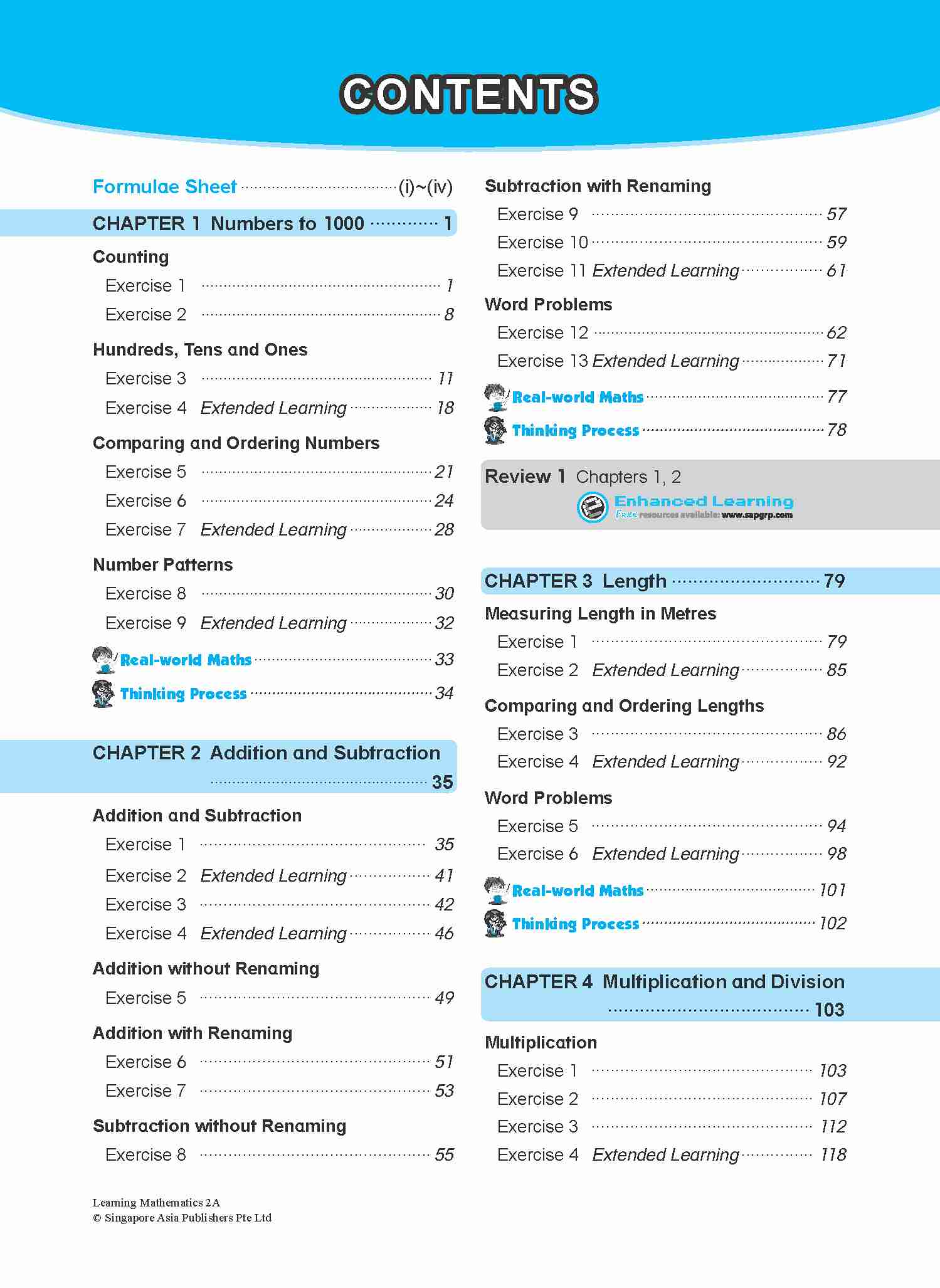 LEARNING MATHEMATICS For Primary Levels 2A