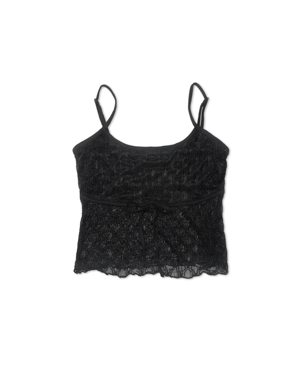 Sheer Ribbon Lace Cami
