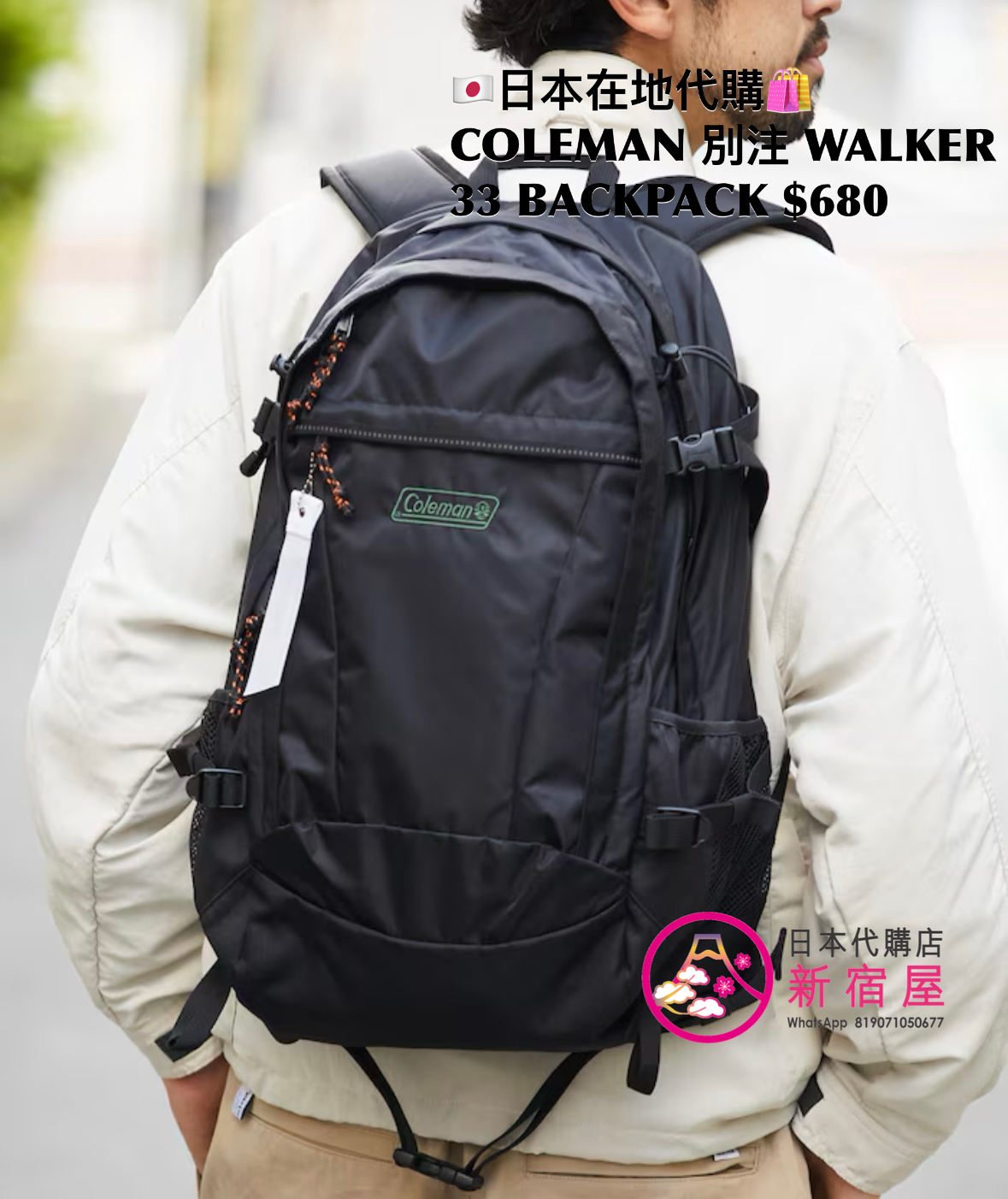 COLEMAN 別注 WALKER 33 BACKPACK