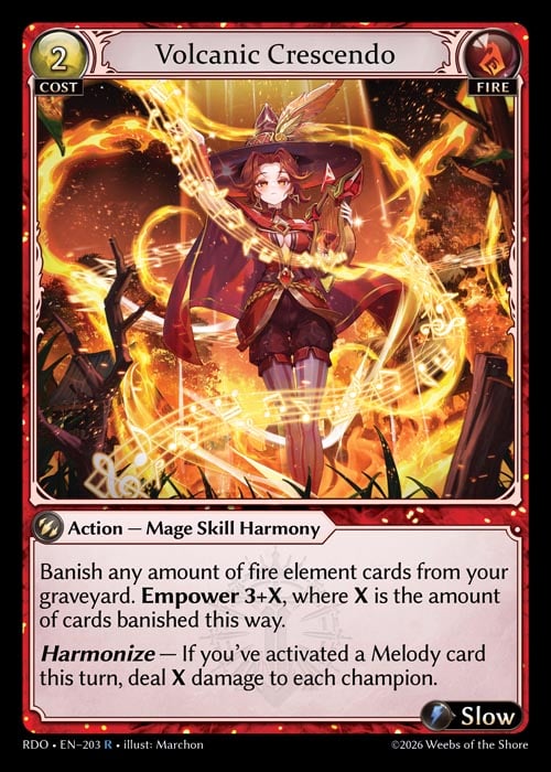 Volcanic Crescendo / RDO-203 (R)