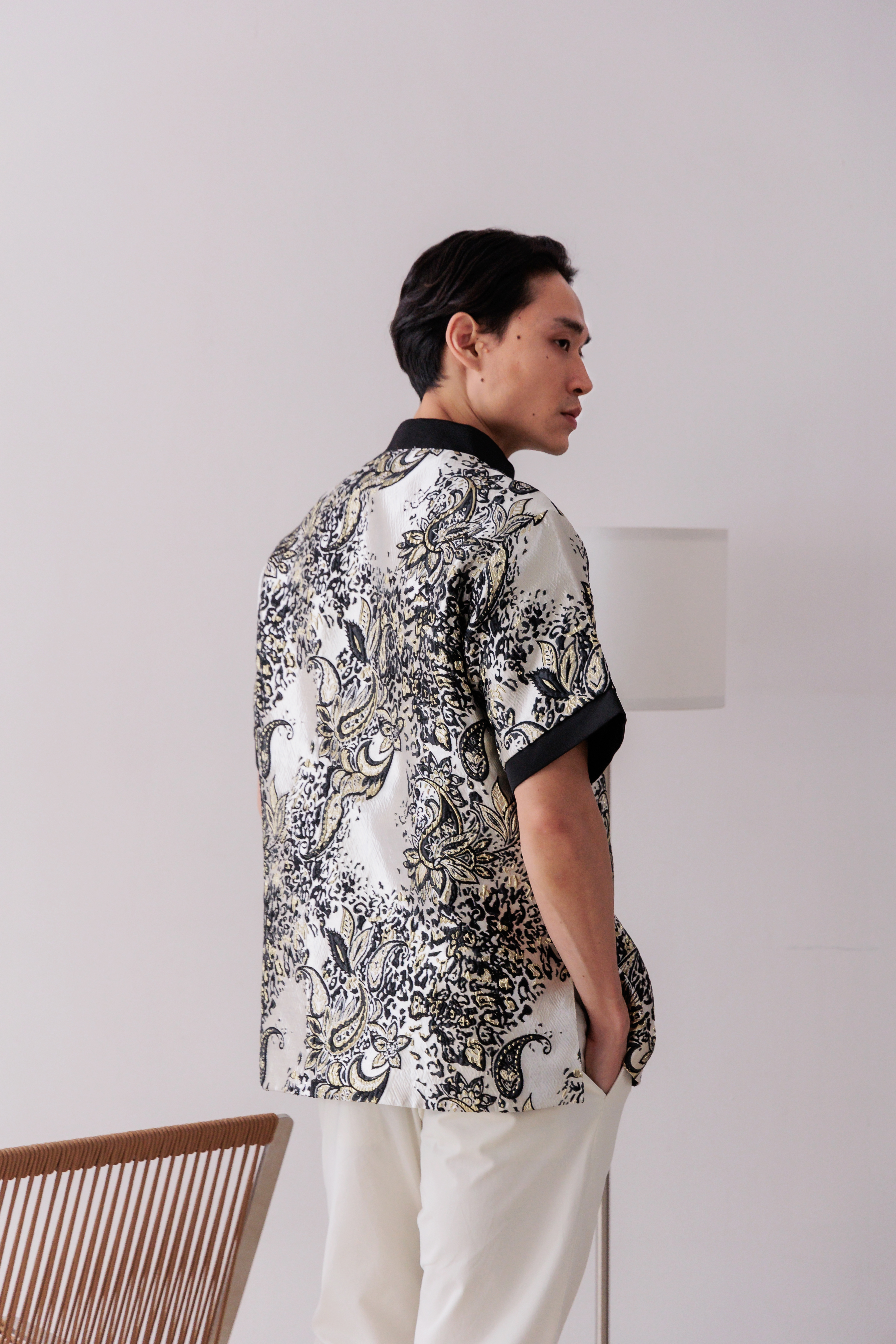 【Pre- Order】Gilded Majesty Elegance shirt  臻华盛景 IW004