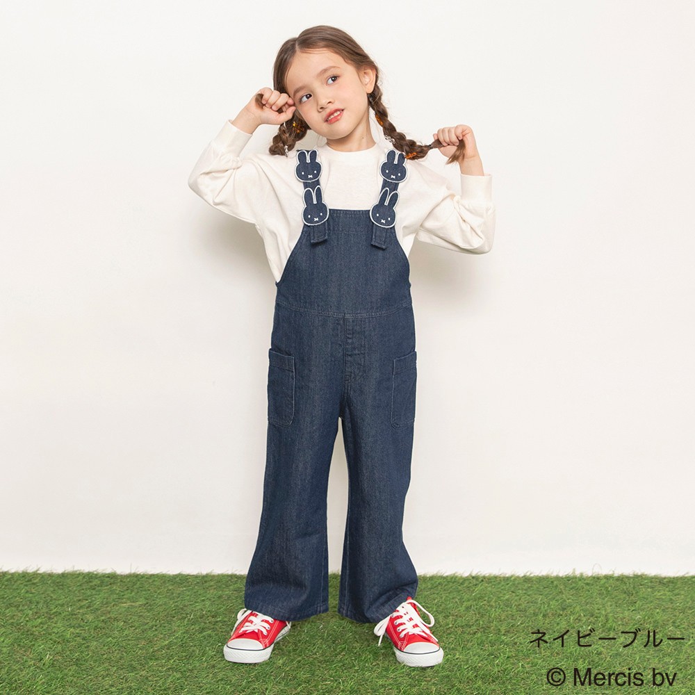 🆕【⭐訂購⭐】🌀 🇯🇵 日本直送🇯🇵 #Miffy 刺繡貼花背帶 #工人褲［2款選］🌀[ELBA-0094][260310]