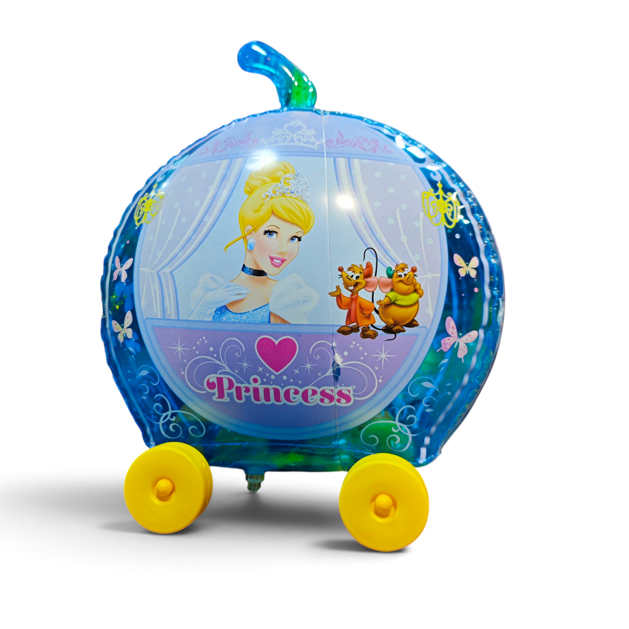 正版Disney Princess灰故娘馬車造型帶輪燈籠