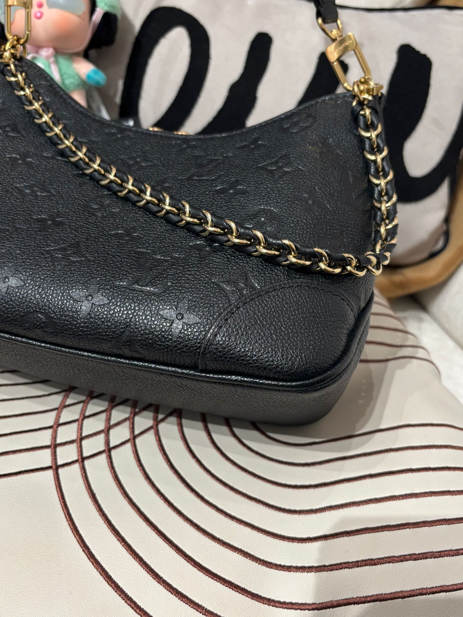 LV Boulogne PM M12930 黑色牛皮100%Authentic, 95%New ✅NFC ✅Strap✅Dust bag