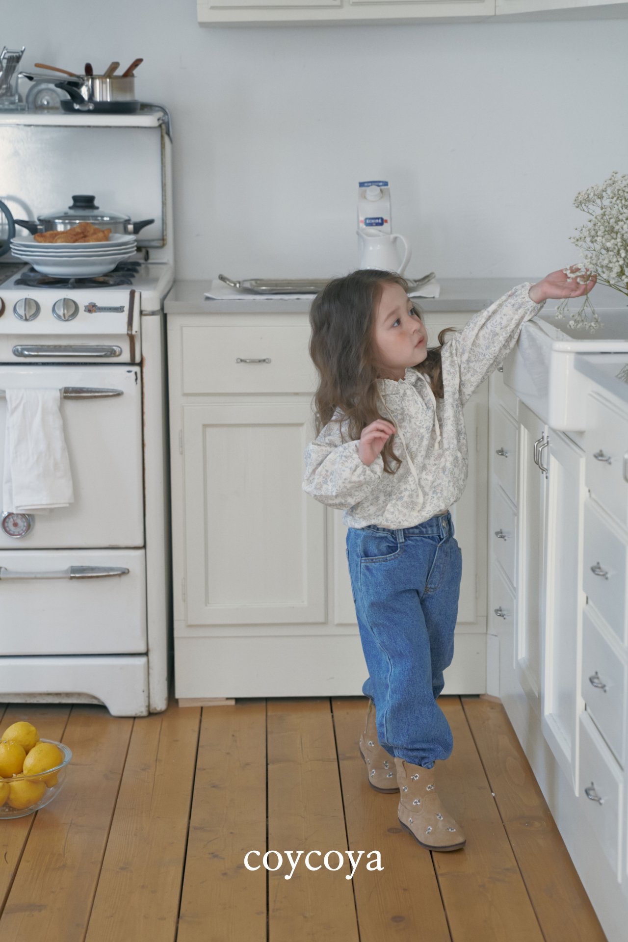🌸預訂 韓國直送🌸🇰🇷COYCOYA兩色經典百搭直筒牛仔褲
