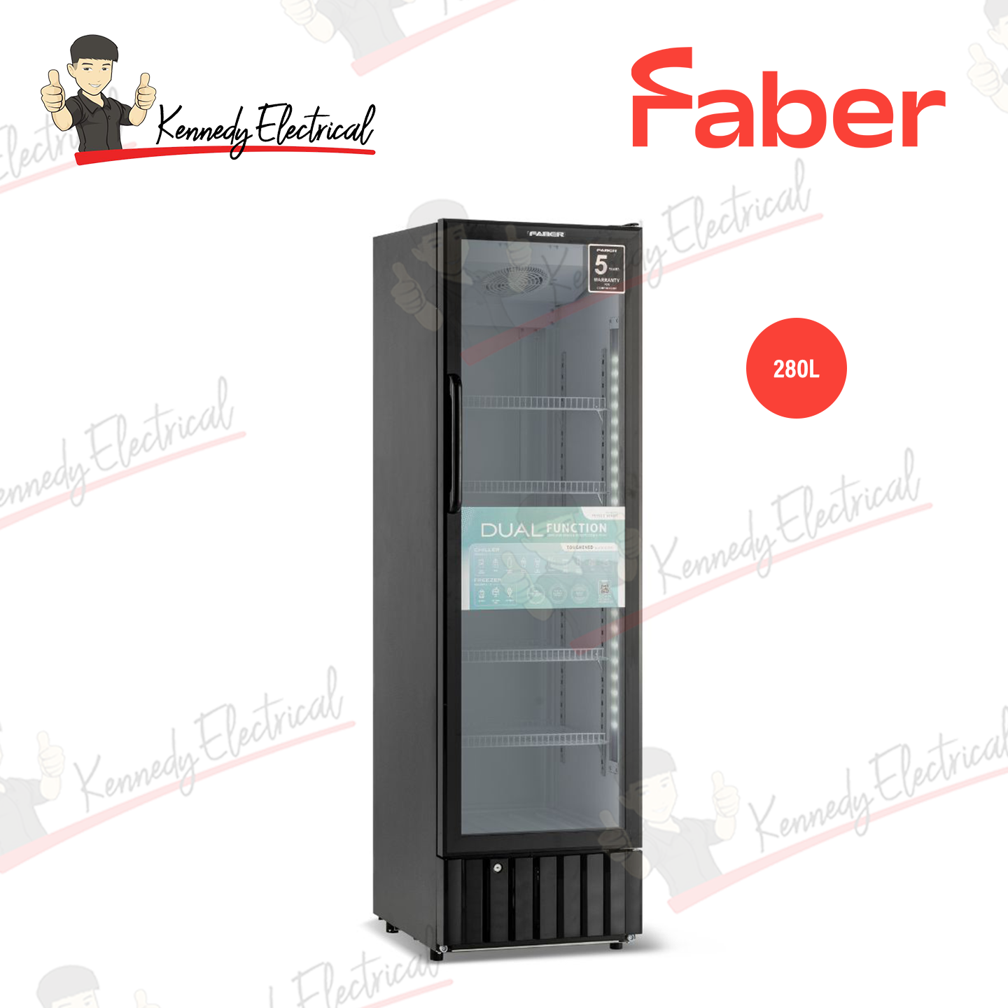 Faber 280L Showcase Chiller SC 299BK