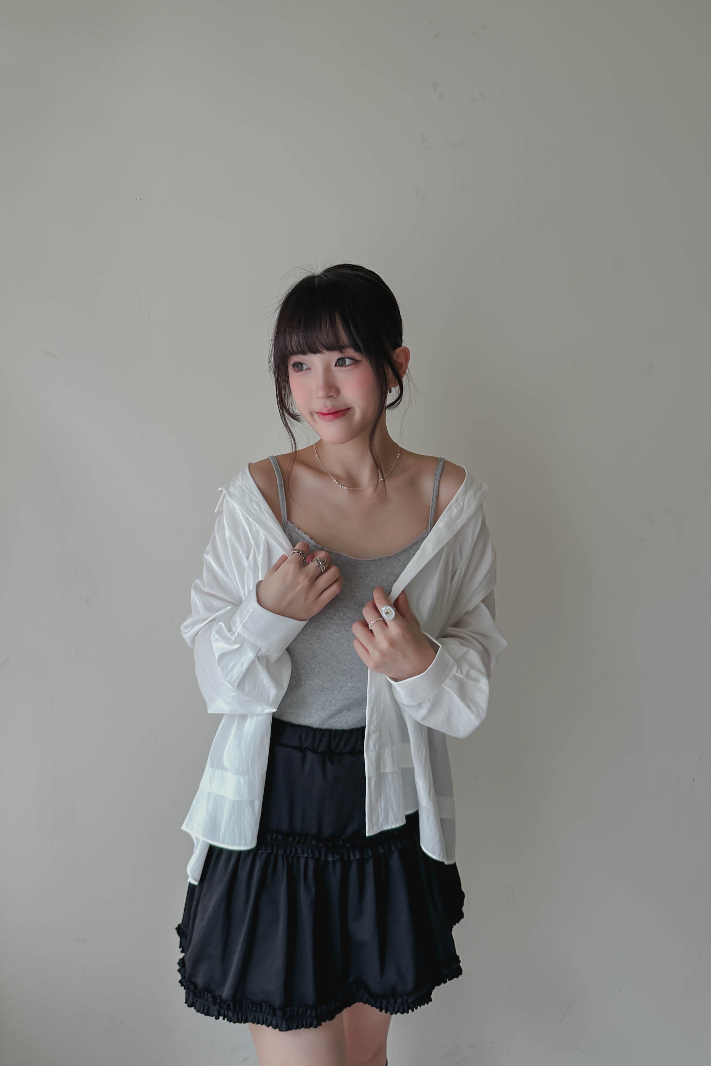 小荷葉邊幼帶Bra Top (兩色入)