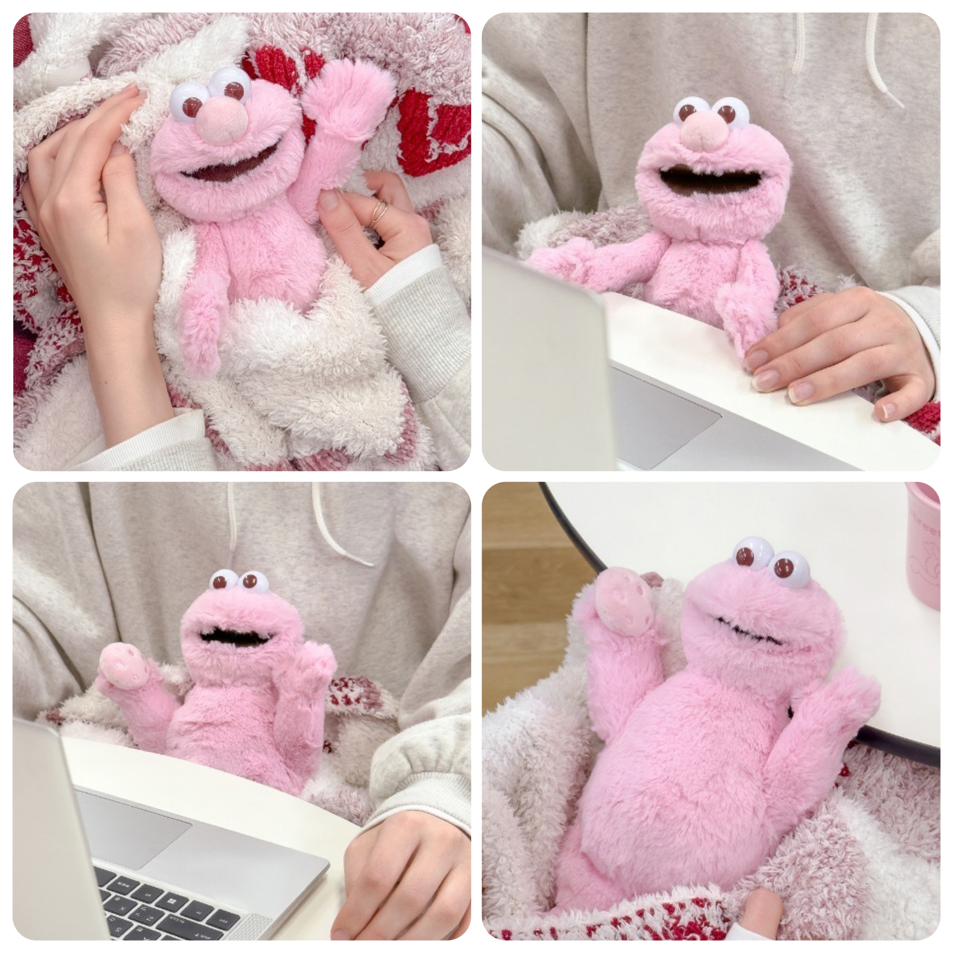 日本預訂📍日本芝麻街櫻花色公仔/吊飾 