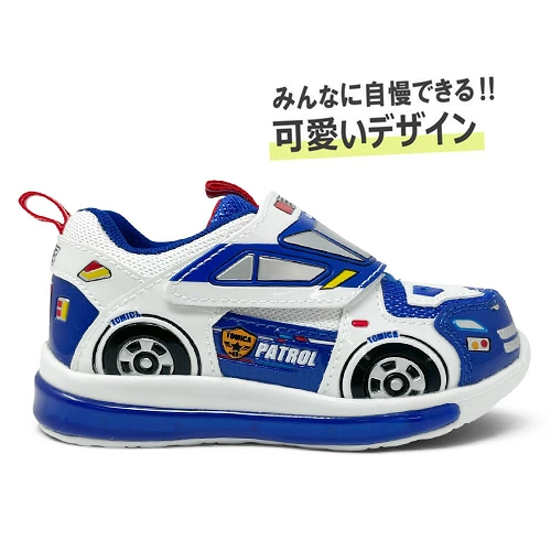 🆕【⭐訂購⭐】🌀 🇯🇵 日本直送🇯🇵 #Tomica LED 藍色警車閃燈運動鞋🌀[PLIA-0199] [261029]