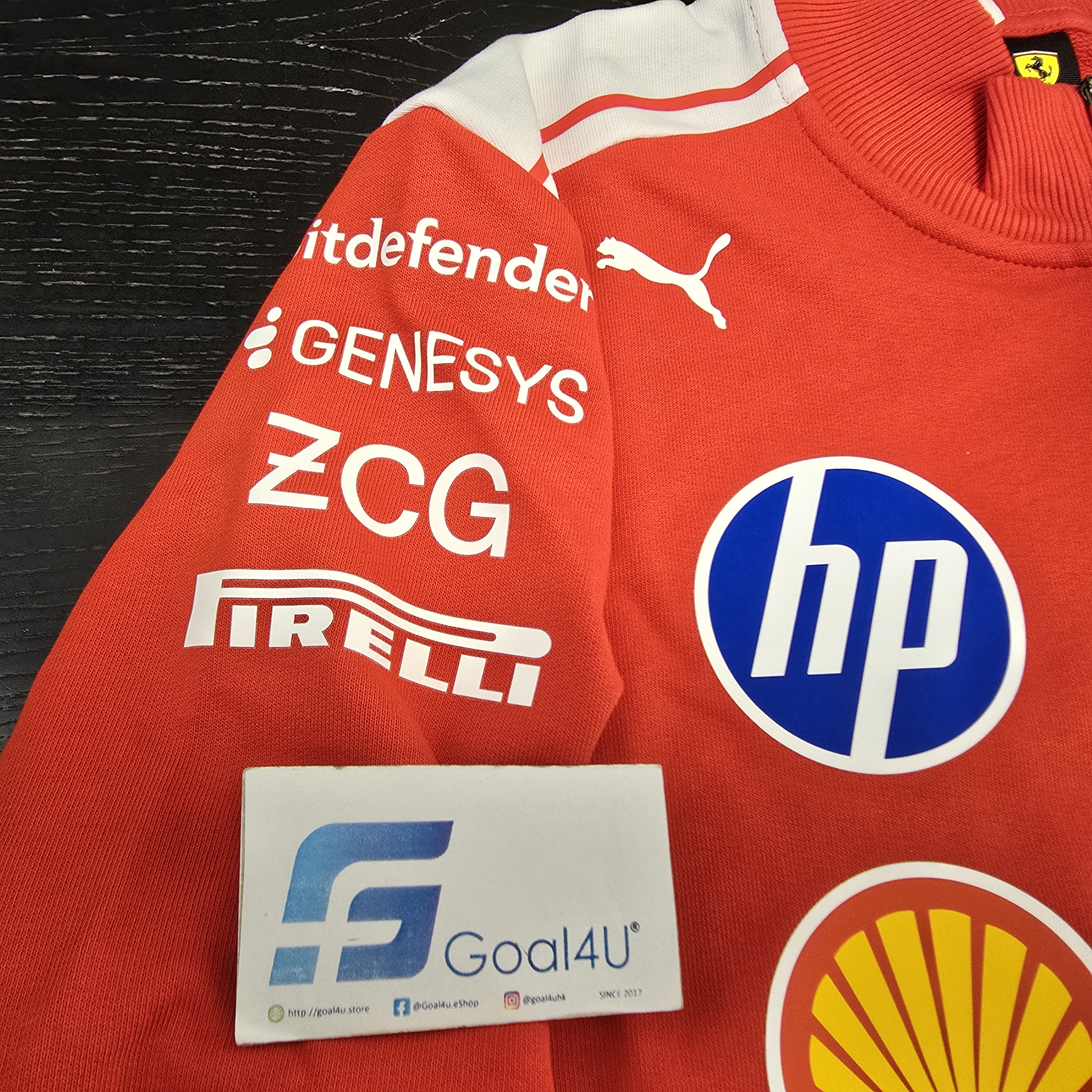 F1 Scuderia Ferrari 法拉利車隊 2026 官方Team T7 1/4 拉鍊運動上衣 701238728