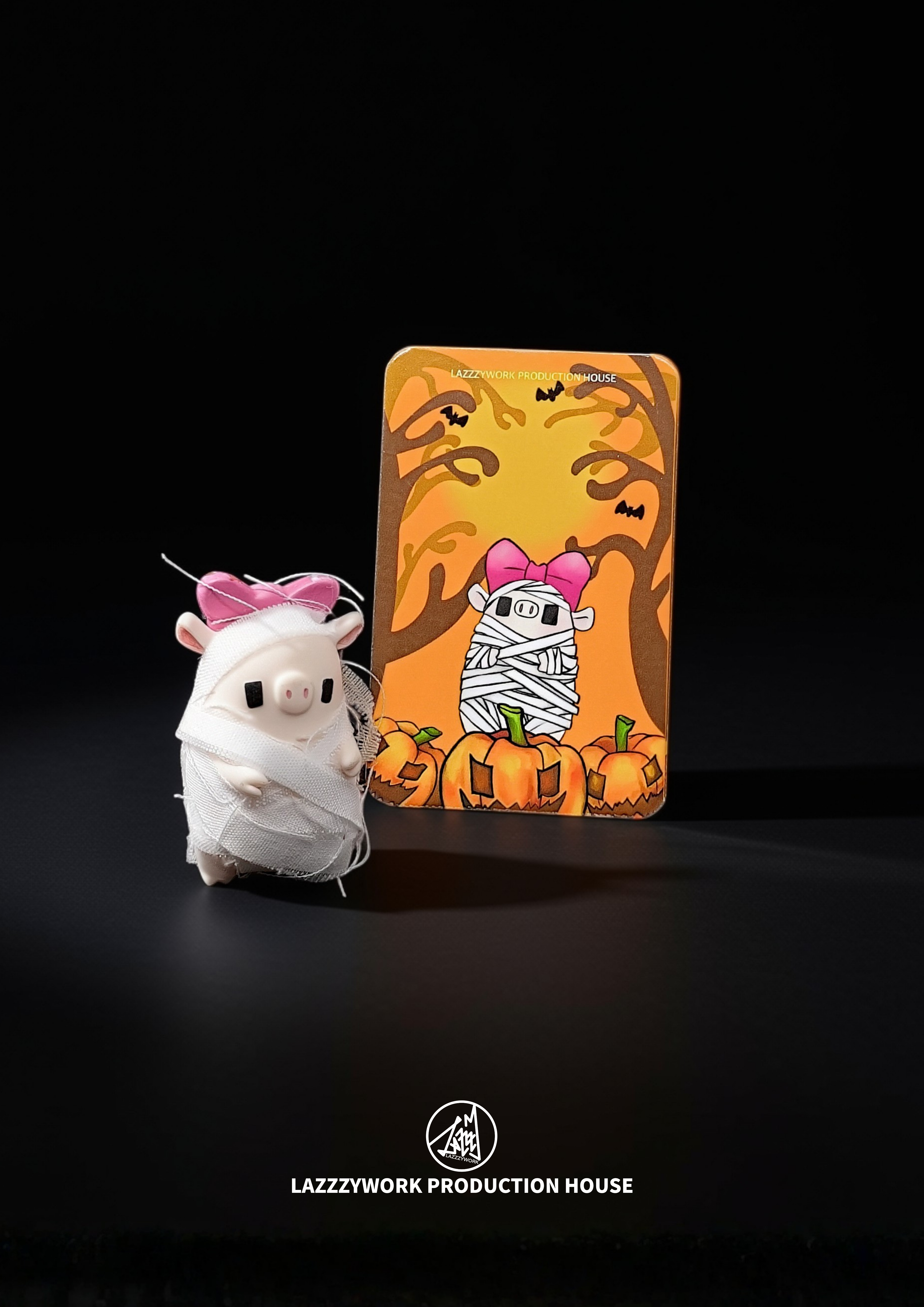 LAZZZYWORK - 🎃方方眼宇宙：原創萬聖節手繪樹脂藝術玩具