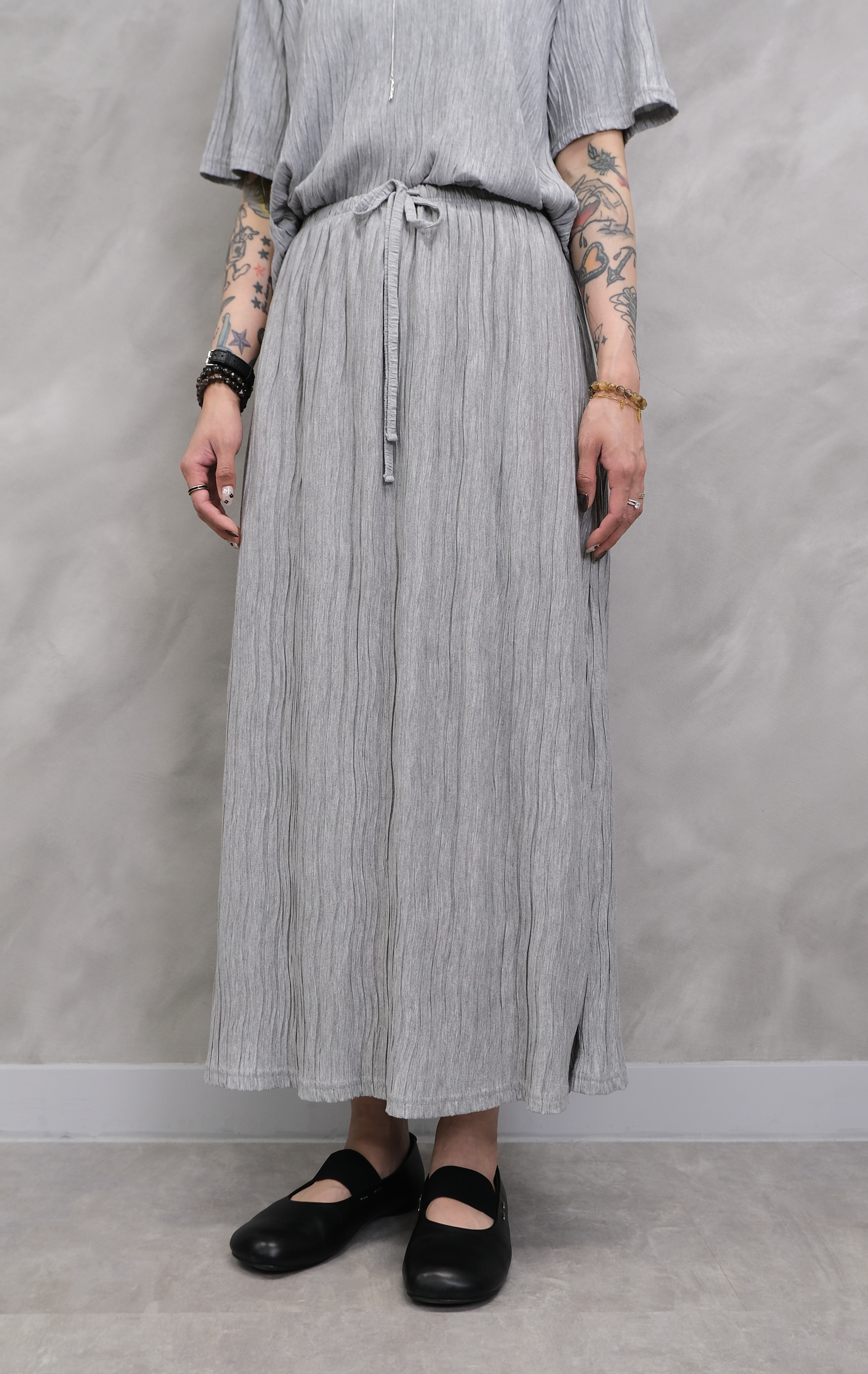(必買款) Textured cotton skirt #sk41