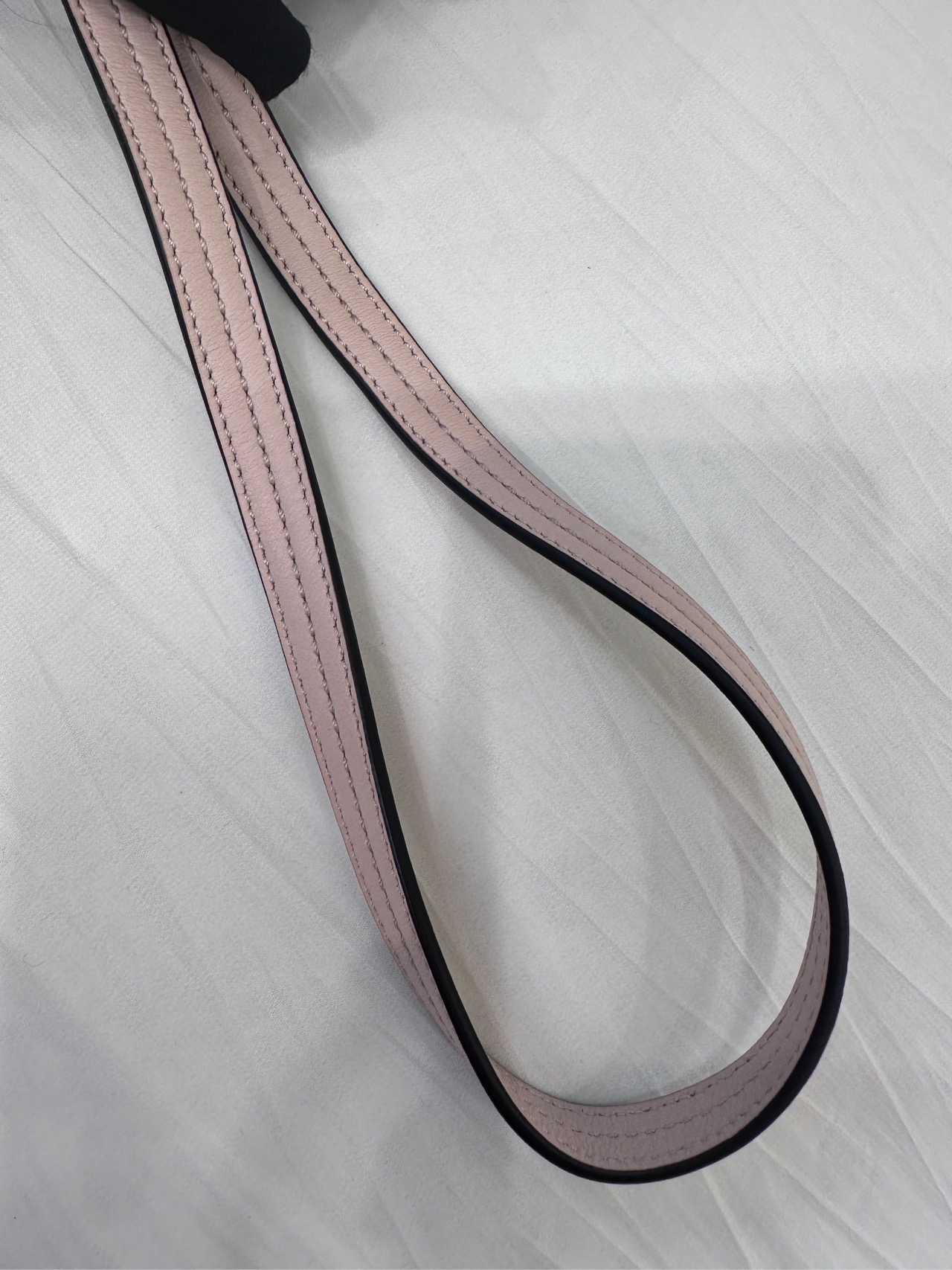 【預訂貨品】Chloe粉色拼麂皮faye