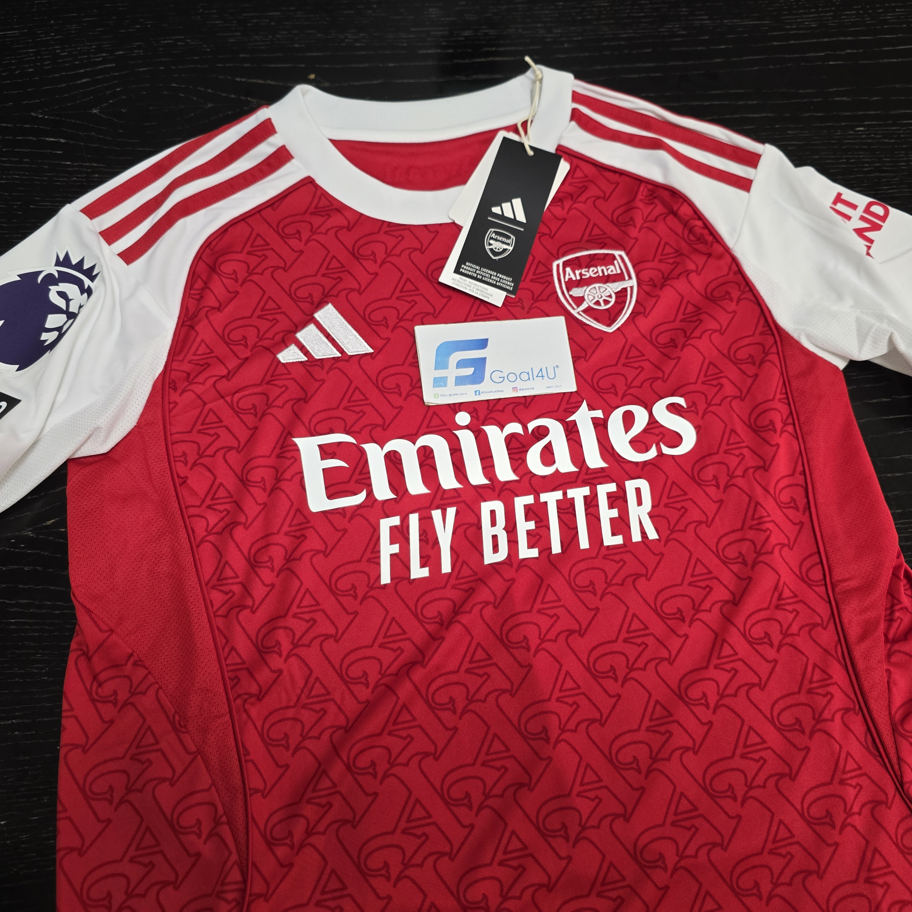 🔴⚪ Adidas Arsenal 阿仙奴 2025-26 女裝主場球迷版球衣 (可加印字章) JI9532