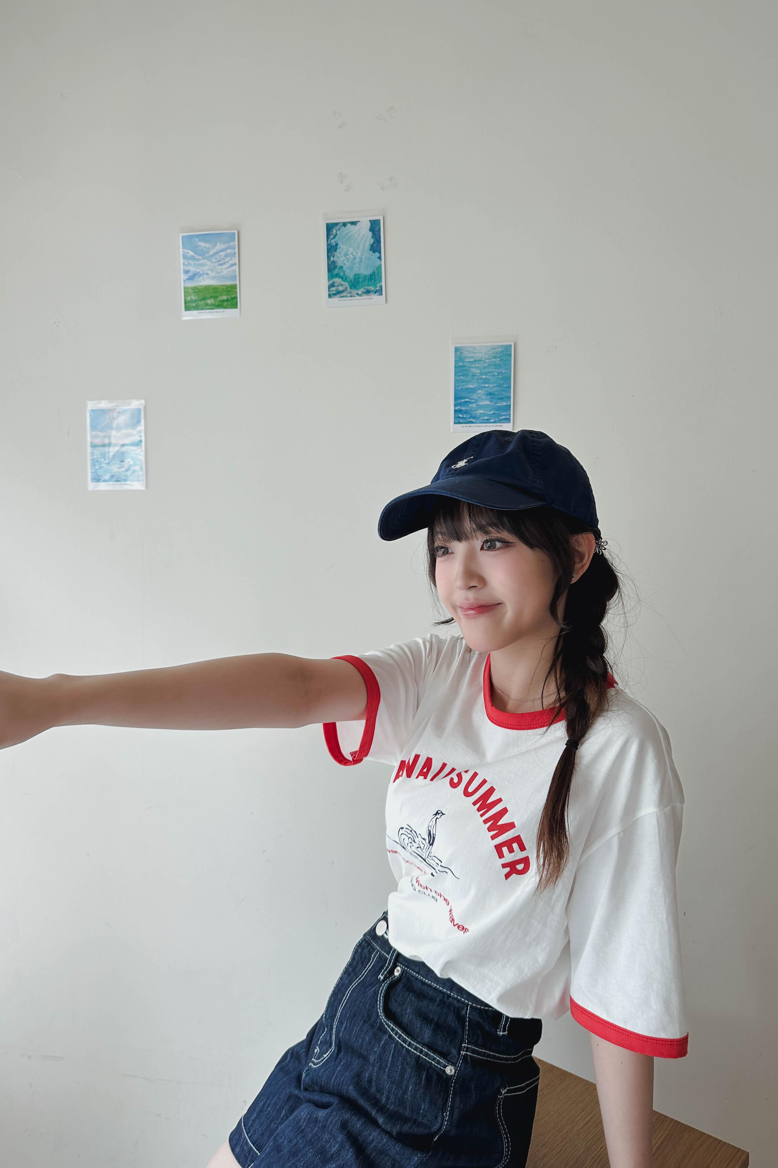 HAWAII 衝浪小子撞色Tee