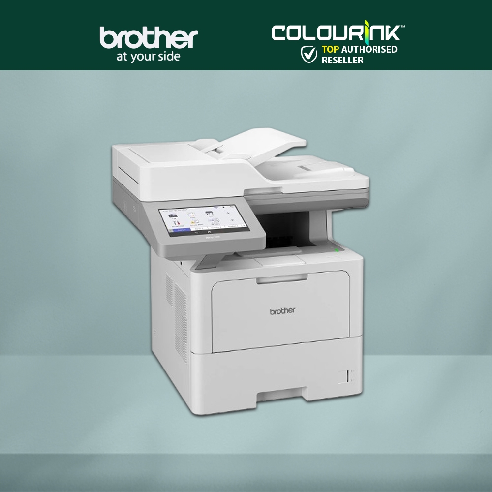 Brother MFC-L6915DW B&W 50PPM 2 Side Security Laser Printer Auto Duplex Wireless Mobile NFC Dual CIS Similar DCP-L5900dw