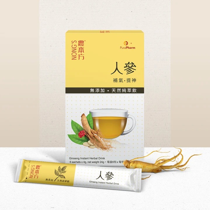 農本方® 人參天然純萃飲4克 x 6包