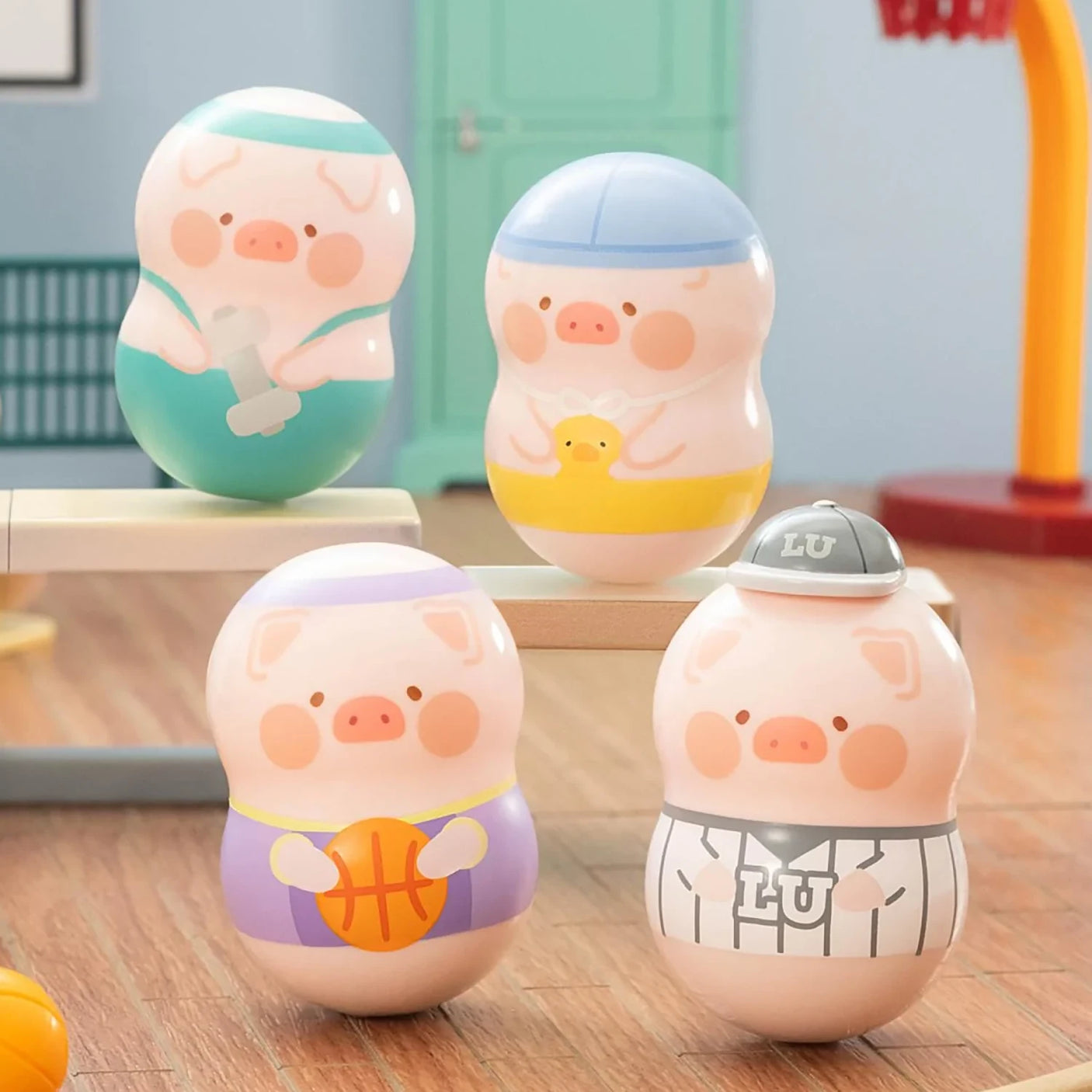 [LuLu The Piggy] 罐頭豬 LuLu 桌面不倒翁盲盒 (中文/英文) | 件