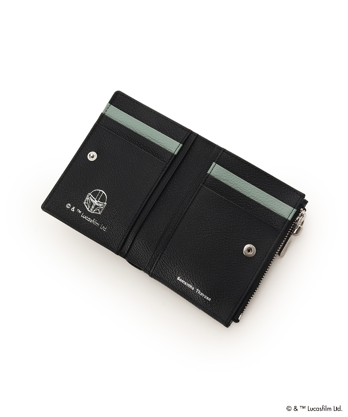 🌸 【預訂】短銀包(BK) - Samantha Thavasa x GROGU