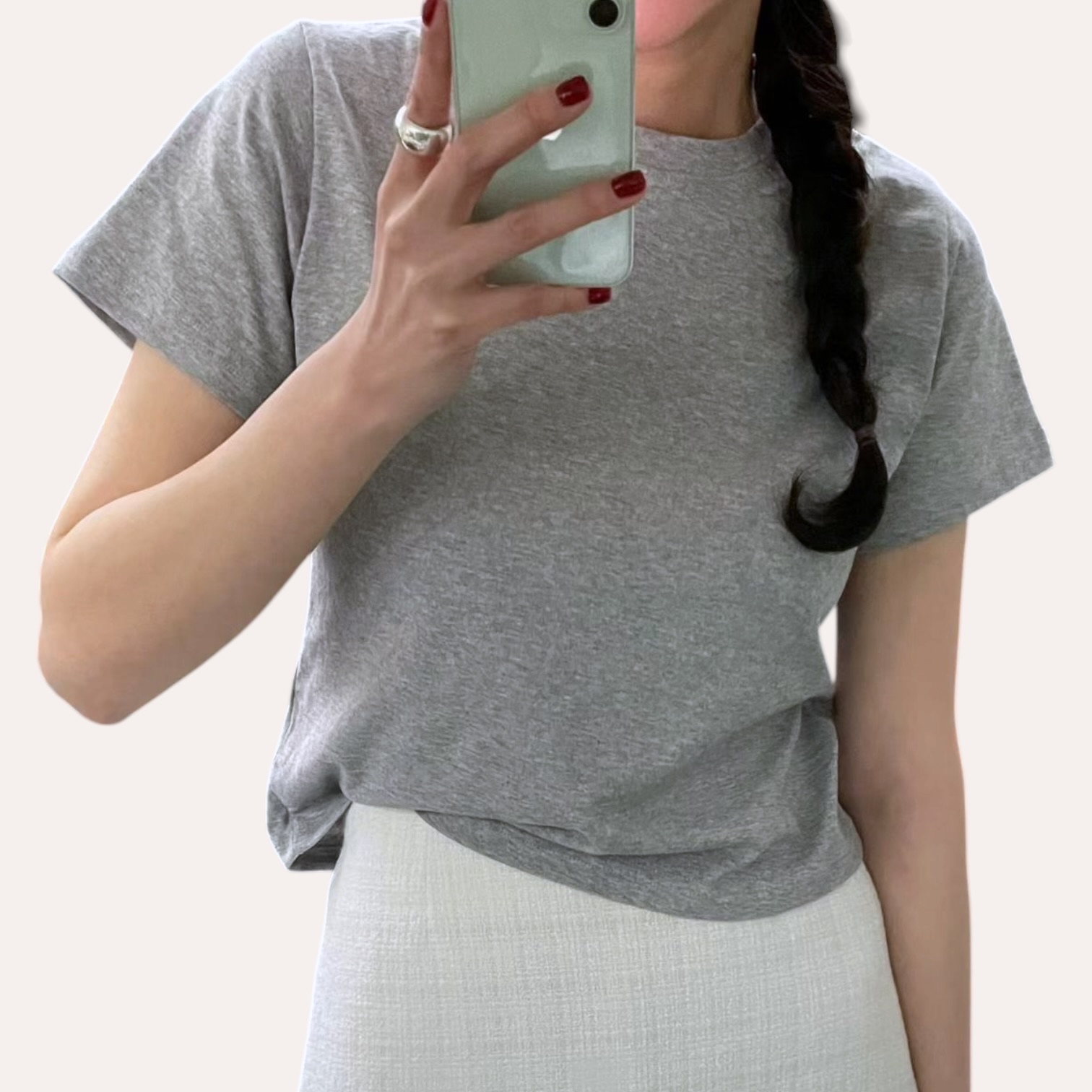 221033 淨色短袖Tee