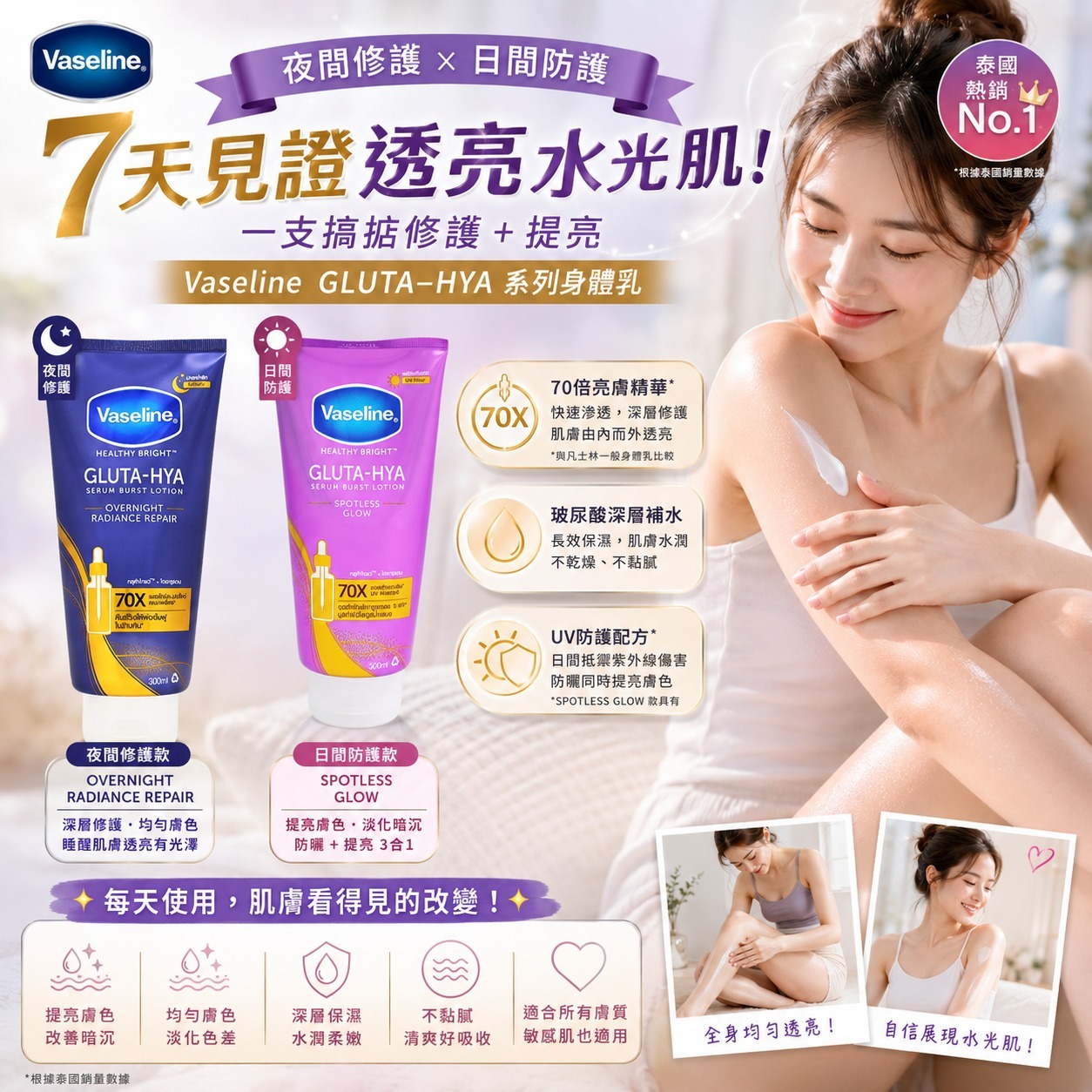 【預訂】VASELINE 爆水身體乳 300ml