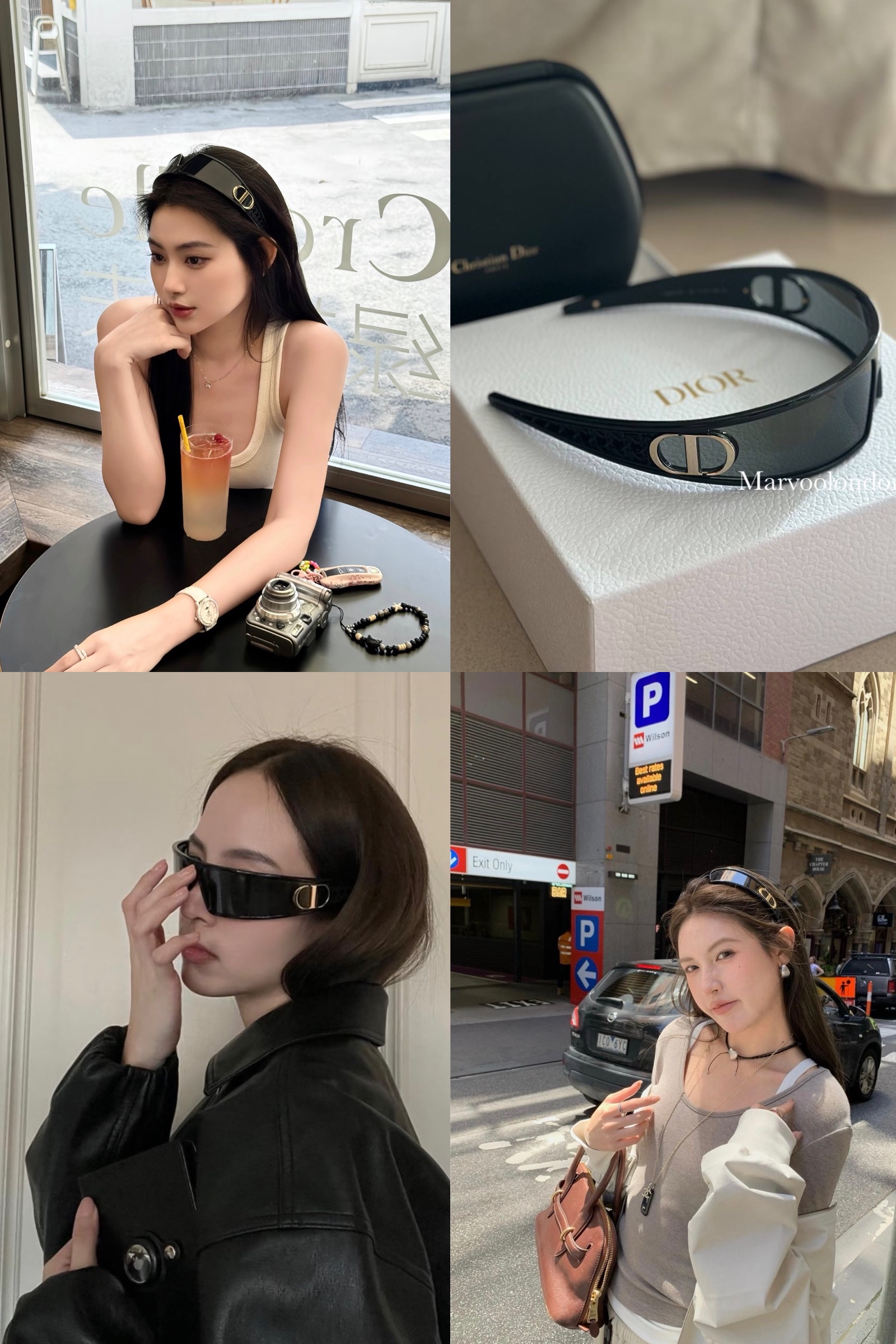 現貨✨熱賣款🩷 限時優惠/VERY DIOR M1U 2用太陽眼鏡 可以做頭箍🥰🥰2合1用途