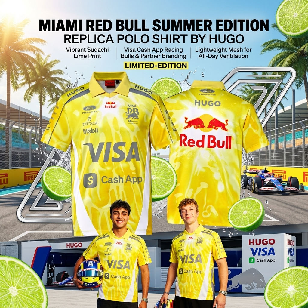 HUGO Visa Cash App RB F1 車隊 2026 邁阿密GP版 Polo 50581364