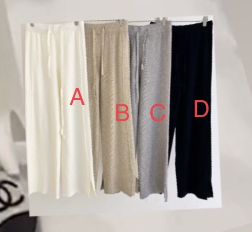 顯瘦直紋針織筷子褲2.0 22/1 東大門檔口直播#ff2730