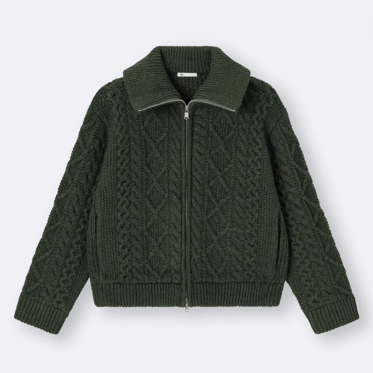 GU Cable Knit Blouson