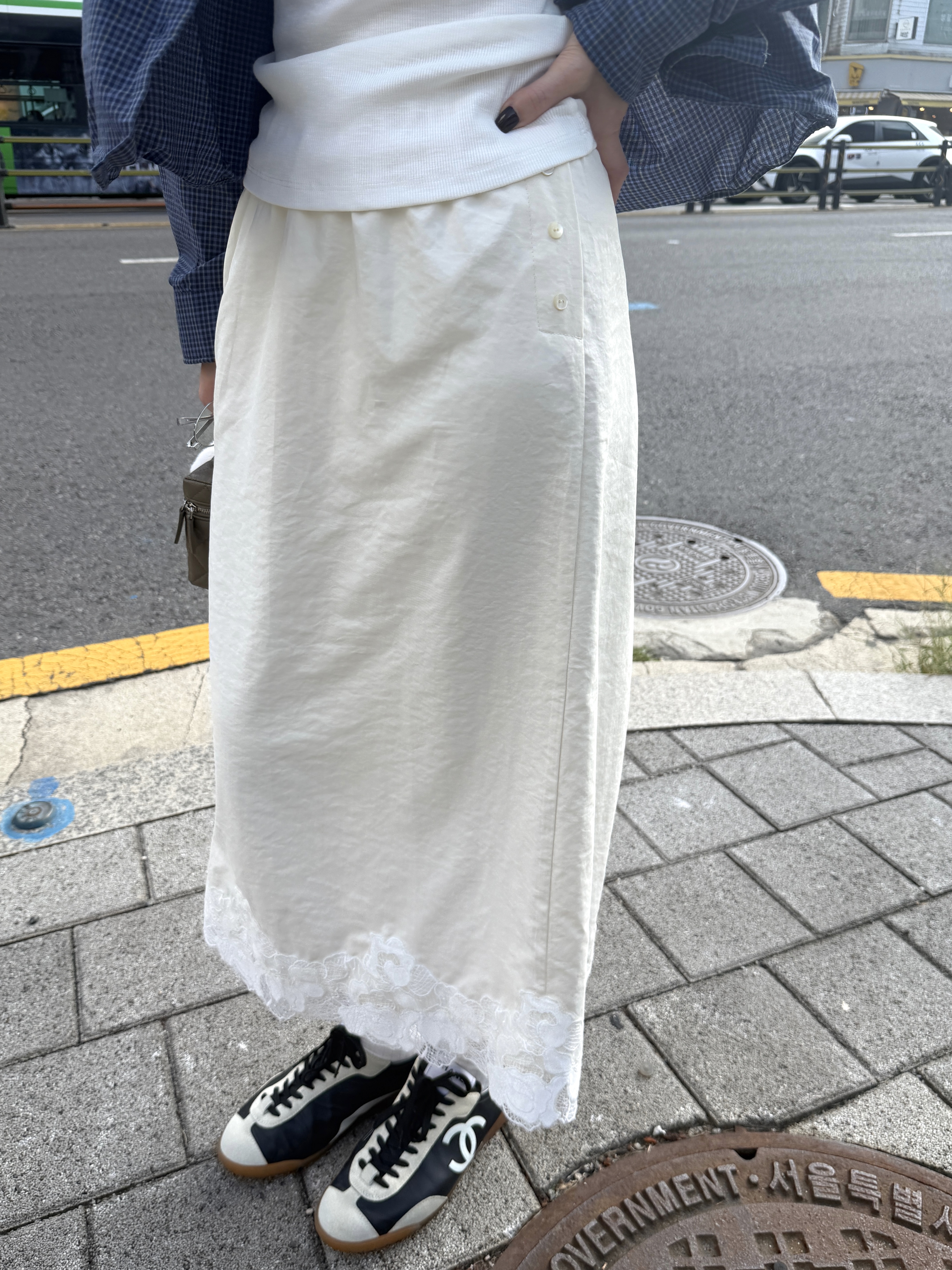 韓妹人手一條 ! Lace skirt 🤍