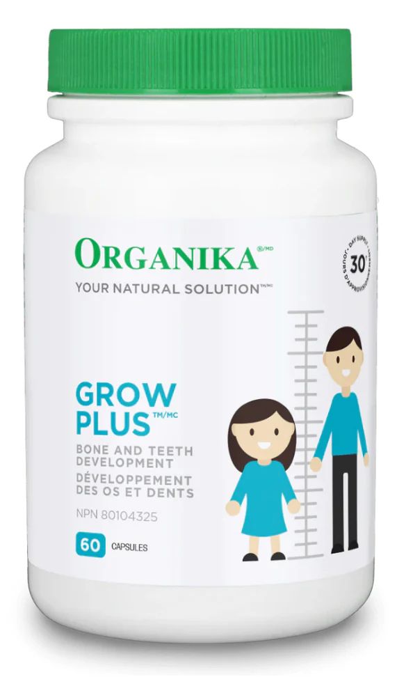 加拿大直送-Organika Grow Plus兒童成長營養補充劑 60粒裝