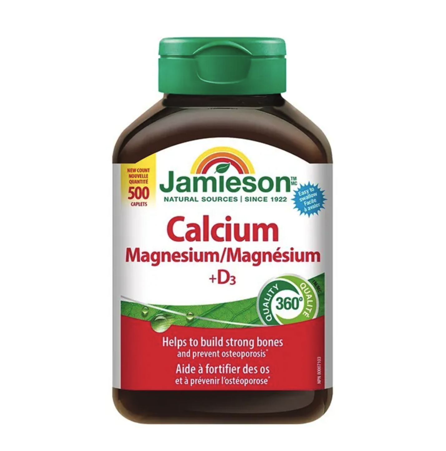  Jamieson 鈣鎂＋維他命D3（500粒裝）