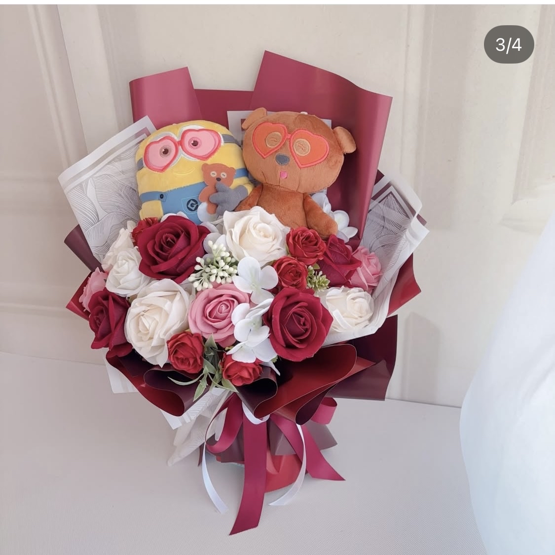 (現貨)Minions花束👏🏻情人節精選